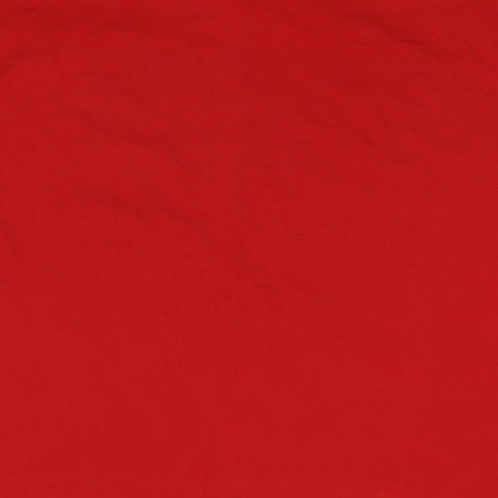 Liverpool FC Mens Red Cotton T-Shirt Size L Round Neck - The Fab Five