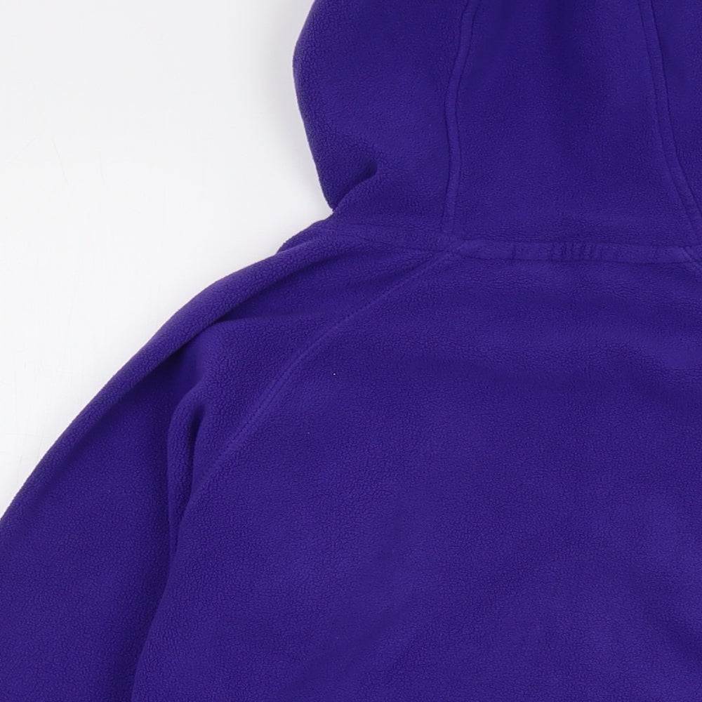 Hi Gear Womens Purple Polyester Pullover Hoodie Size 12 Pullover