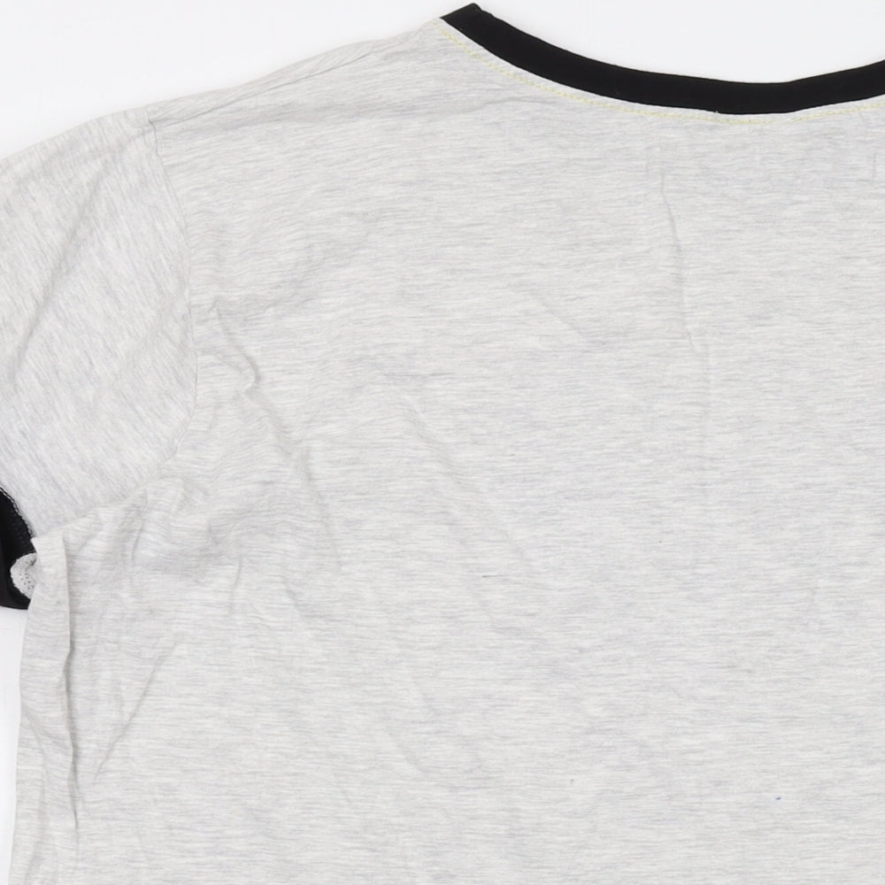 Batgirl Womens Grey Cotton Basic T-Shirt Size 20 Crew Neck