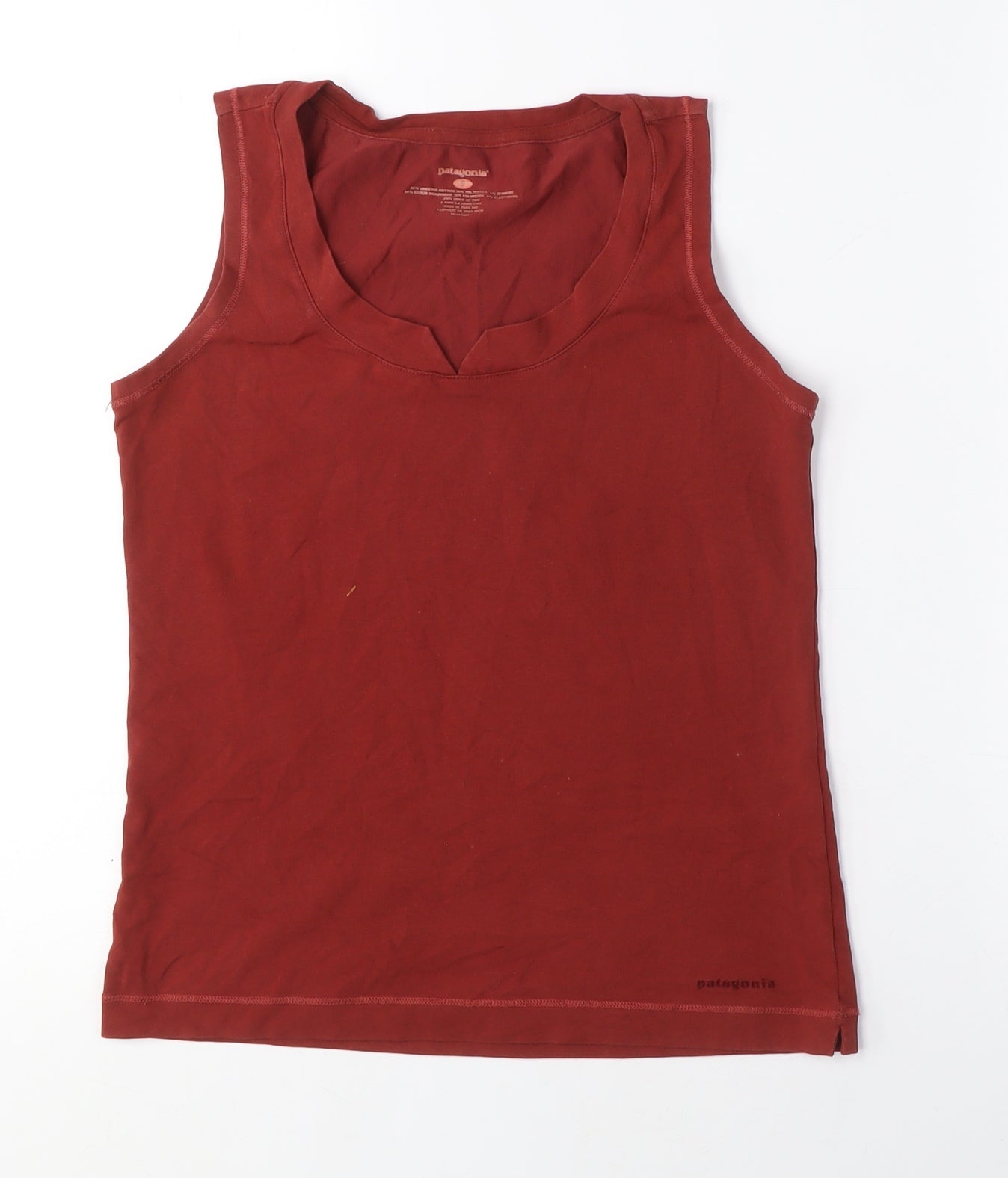 Patagonia Women's Red Tank Top M V-Neck Casual