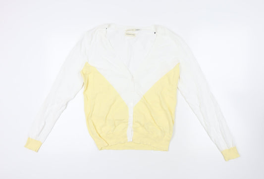 Massimo Dutti Multicoloured V-Neck Cardigan L