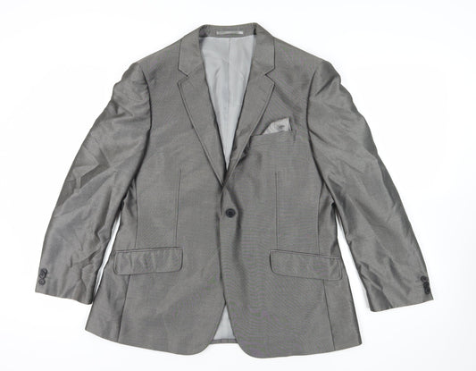 Fellini Grey Men's Blazer Size 42 Regular Fit