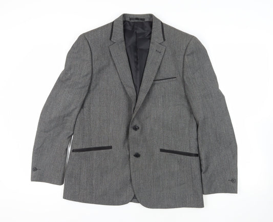 Fellini Grey Blazer Size M Formal