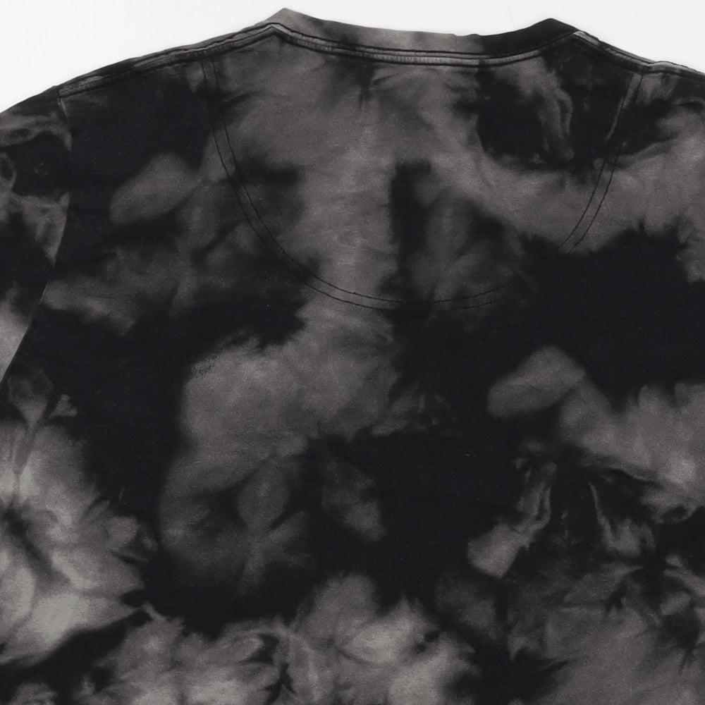 Hollister Mens Brown Cotton T-Shirt Size S V-Neck