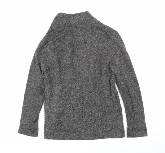 New Look Womens Grey Jacket Blazer Size 12