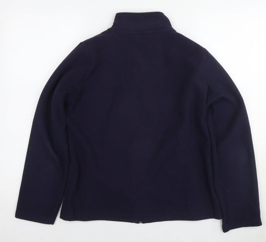 EWM Womens Blue Jacket Size 14 Zip - Size 14-16