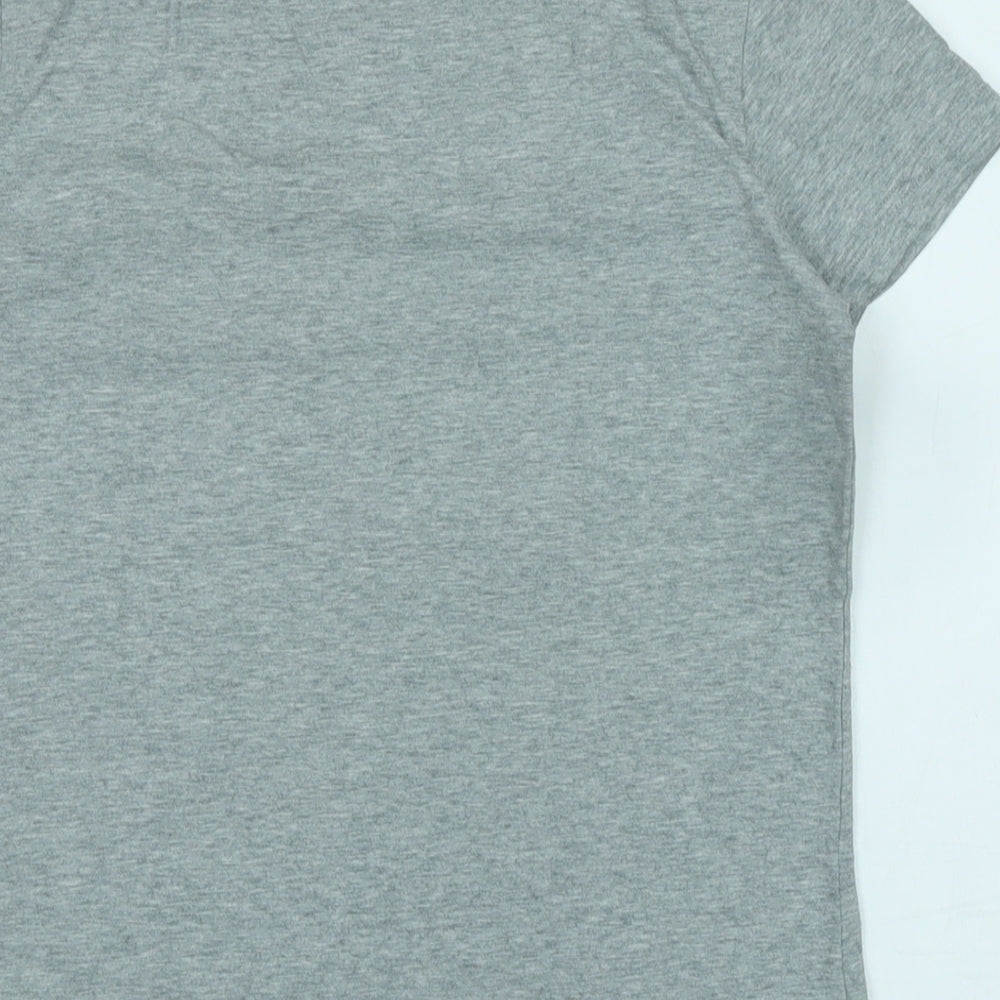 Womens UK Size L Pani Fiunk Grey Cotton T-Shirt