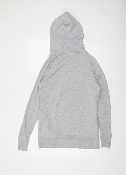 Pineapple Womens Grey Cotton Pullover Hoodie Size XS Pullover