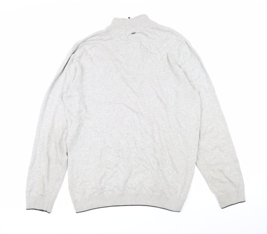House of Gavani Mens Grey Cotton Pullover Sweatshirt Size L