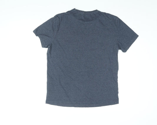 Mens UK Size M Star Wars Blue Cotton T-Shirt