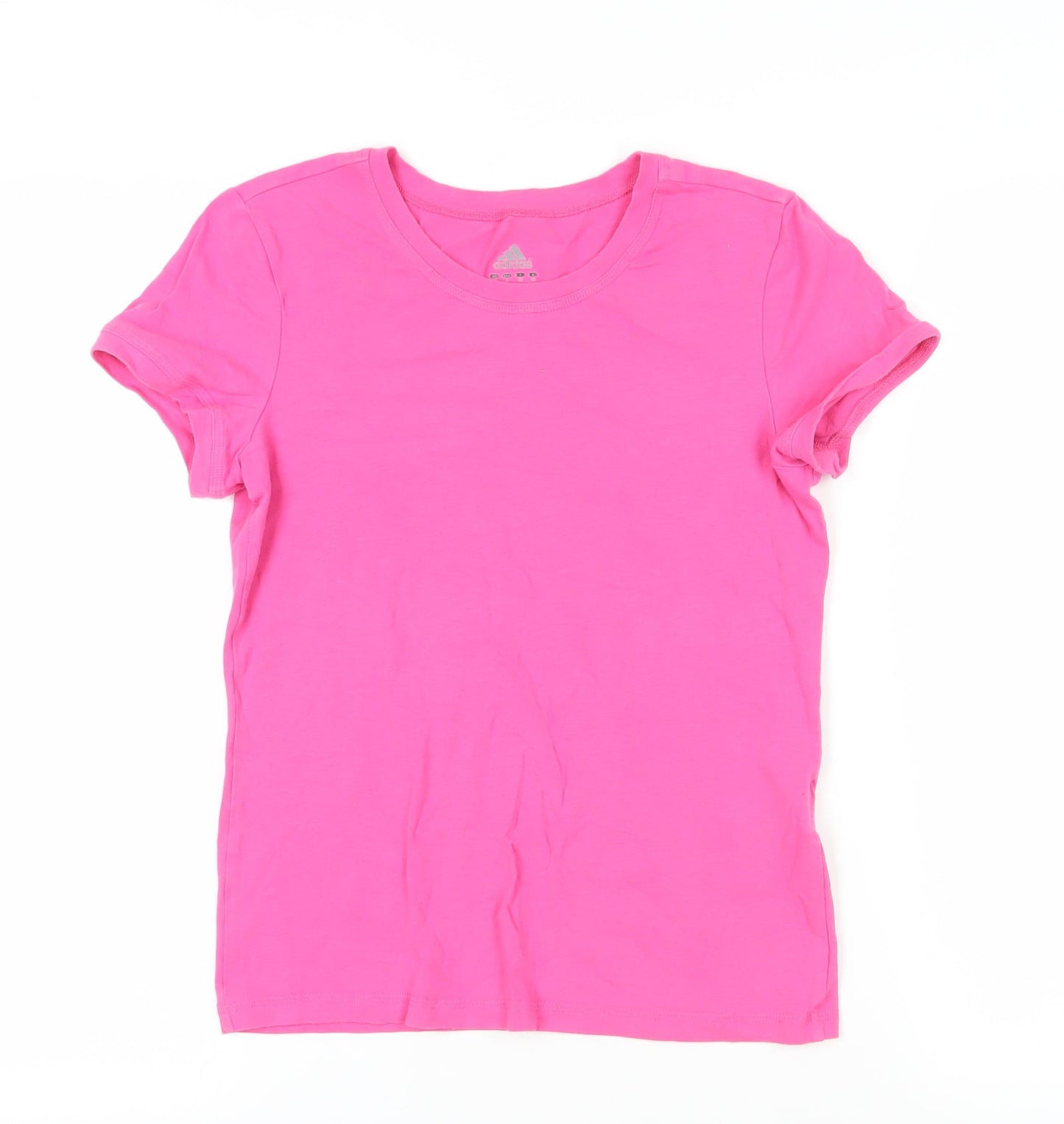 adidas Pink Crew Neck Short Sleeve T-Shirt