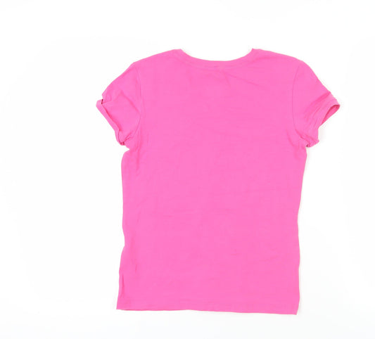 adidas Pink Crew Neck Short Sleeve T-Shirt
