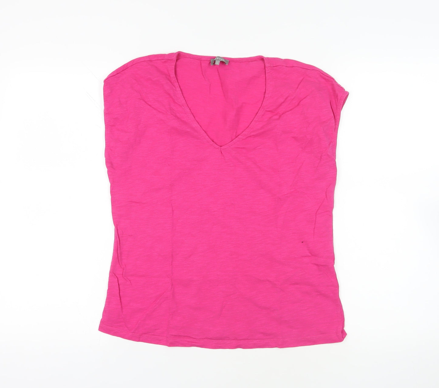 Jaeger Pink V-Neck Sleeveless T-Shirt - Size M
