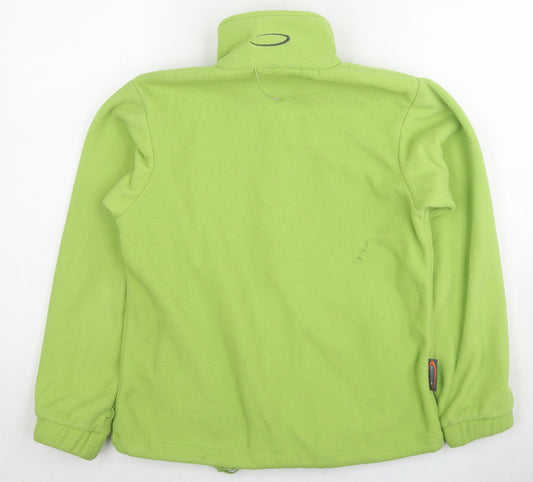 Mountain Life Womens Green Jacket Size 8 Zip