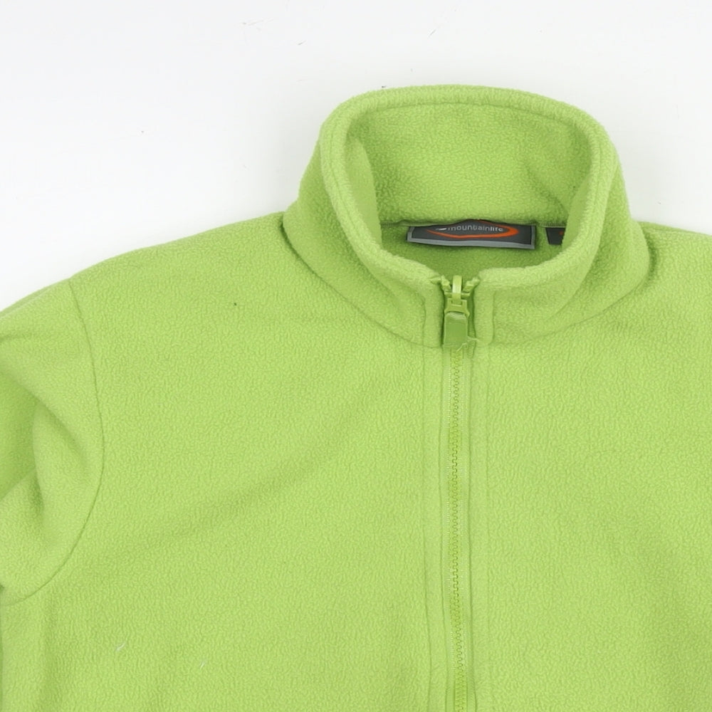 Mountain Life Womens Green Jacket Size 8 Zip