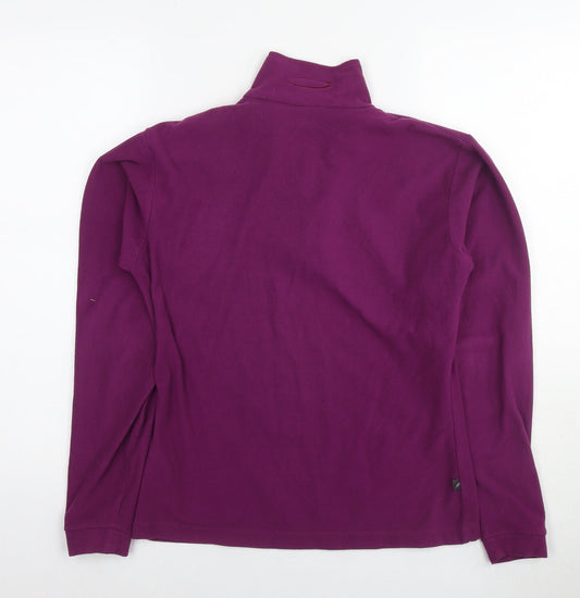 Womens UK 8 Regular Mountain Life Purple Pullover Sweatshirt
