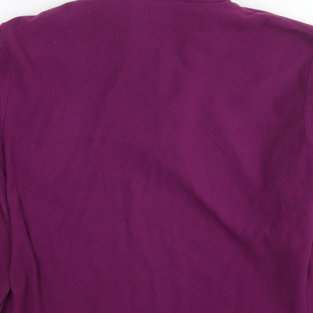 Mountain Life Womens Purple Polyester Pullover Sweatshirt Size 8 Pullover