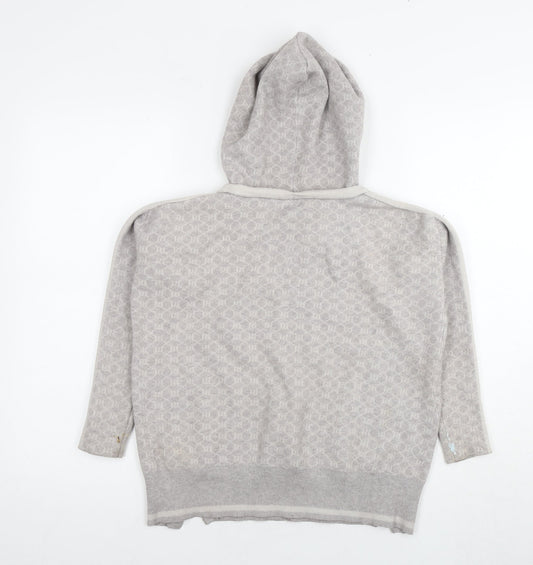 River Island Womens Grey Polyester Pullover Hoodie Size XS Pullover