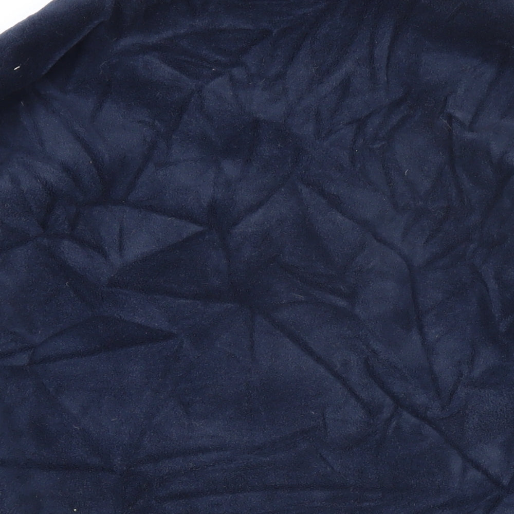 Brand and care label for G&G men’s blue polyester pullover sweatshirt, size S, - ggltd
