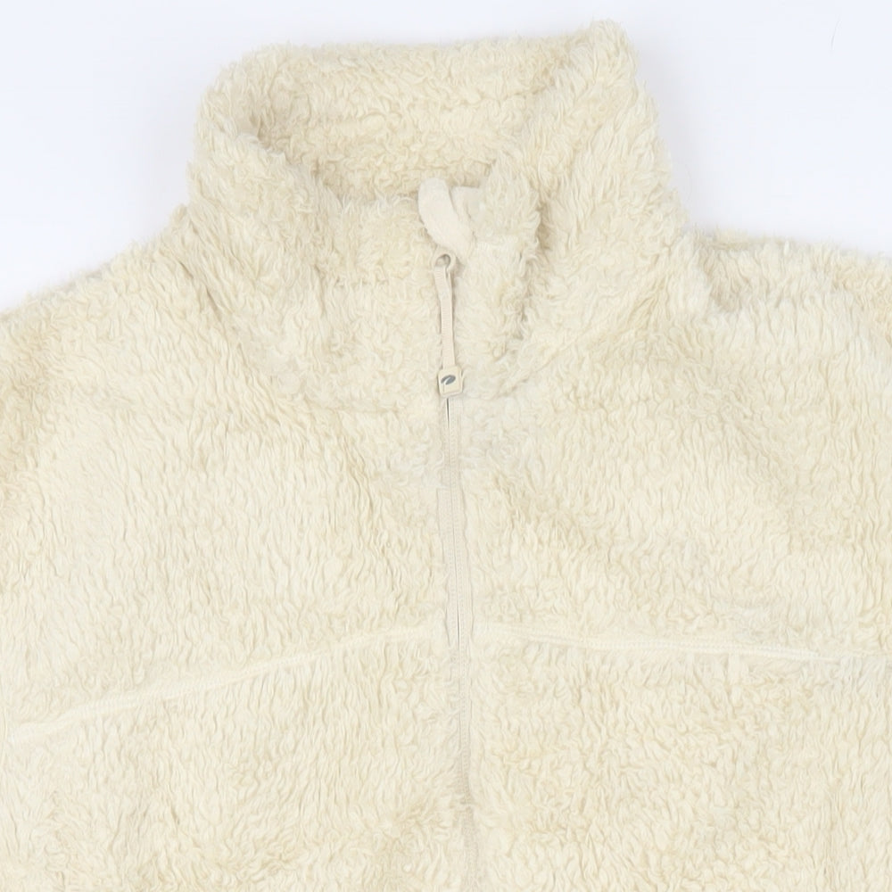 Mountain Life Womens Ivory Gilet Poncho Size 22 Zip