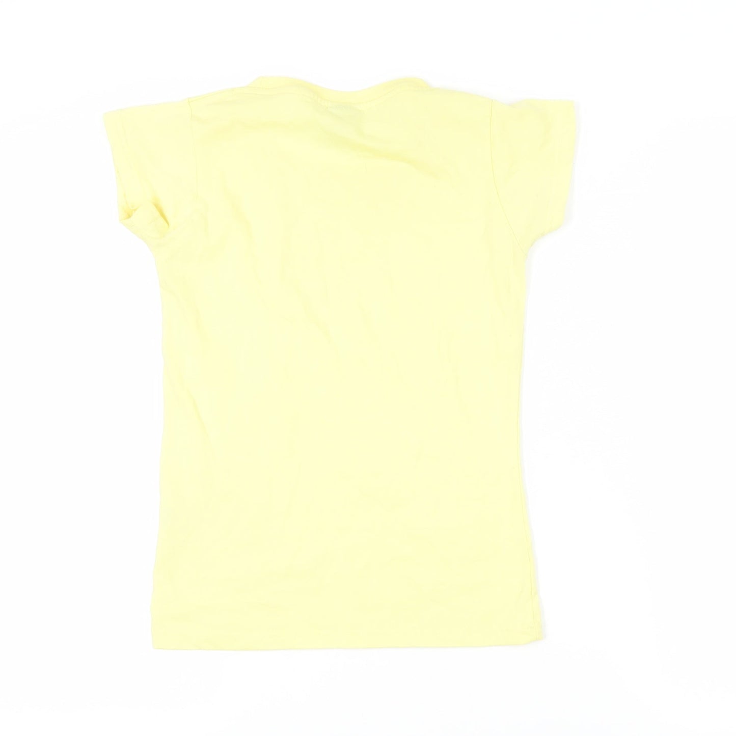 Trespass Yellow Heart Print T-Shirt, Size S