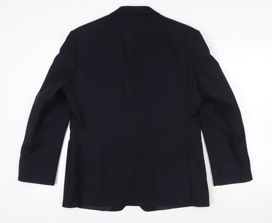 Marks and Spencer Black Wool Blazer, Size 40