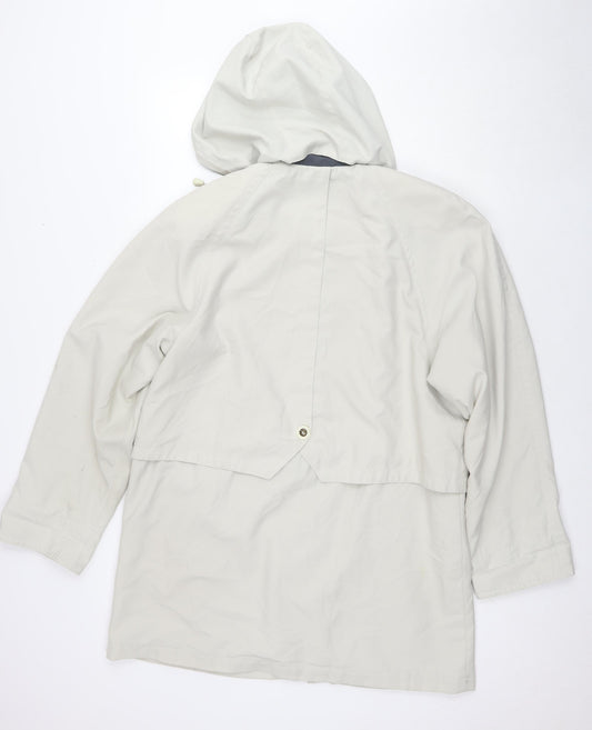 Dannimac Womens Beige Parka Jacket Size M Zip