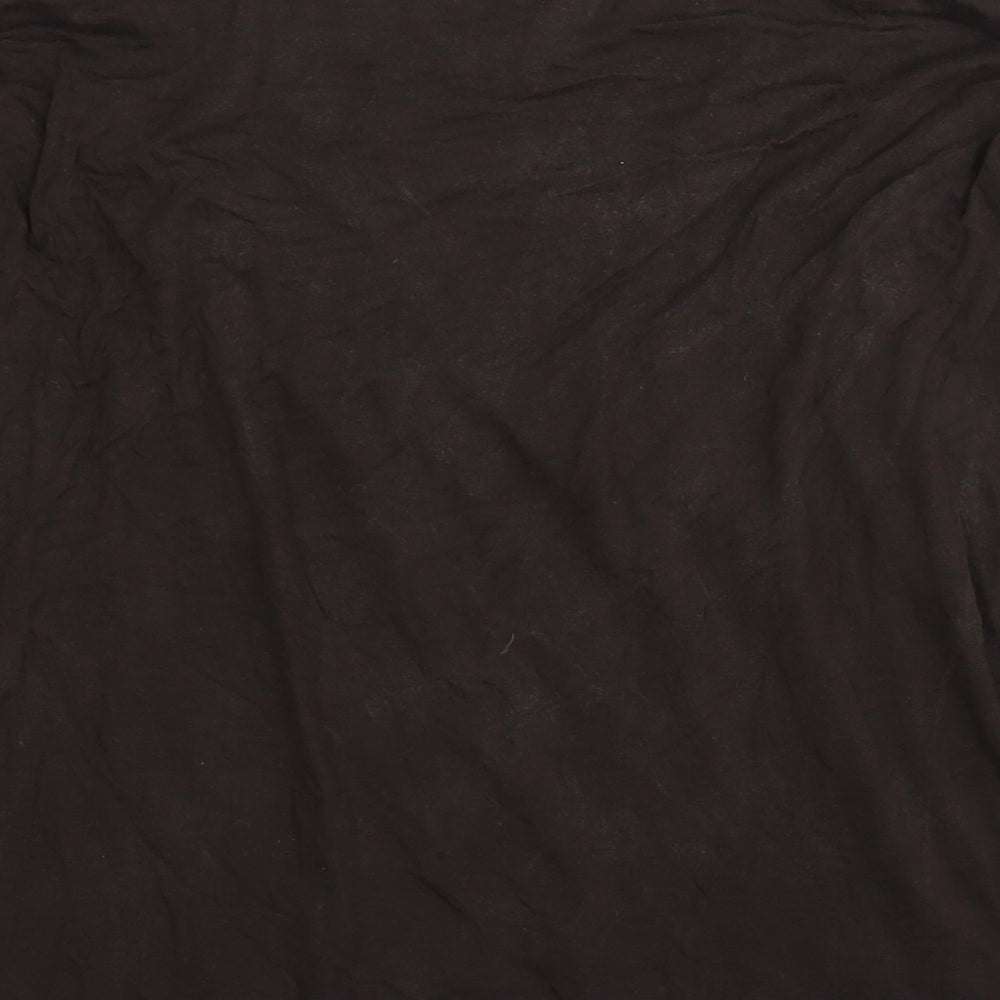 GANT Womens Brown Polyester Basic Blouse Size S Off the Shoulder