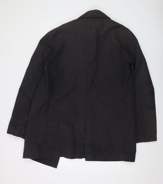 Paul Costelloe Mens Blue Jacket Size L Button