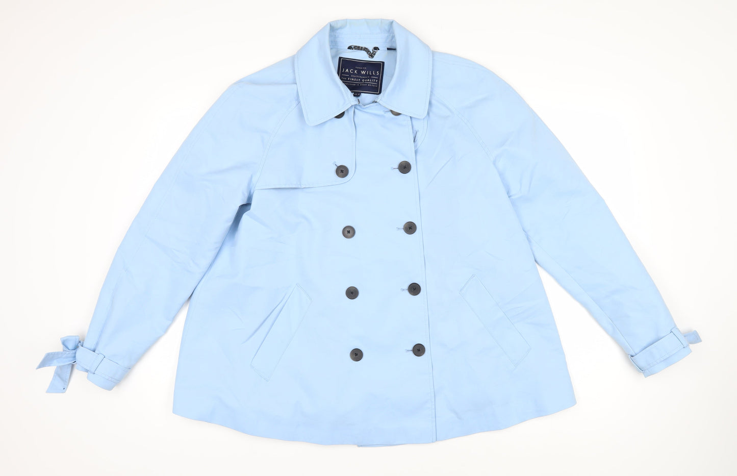 Jack Wills Womens Blue Jacket Size 14 Button