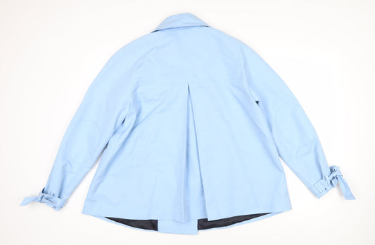Jack Wills Womens Blue Jacket Size 14 Button