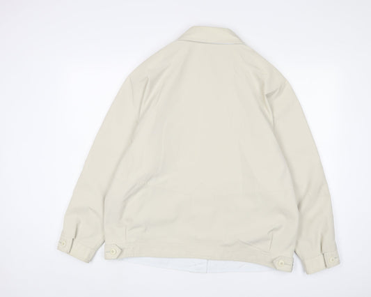 Berkertex Womens Beige Jacket Size 16 Button