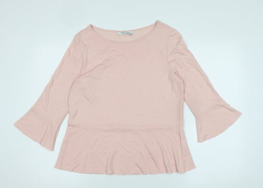 Womens UK Size 12 Betty Barclay Pink Polyacrylate Fibre Blouse