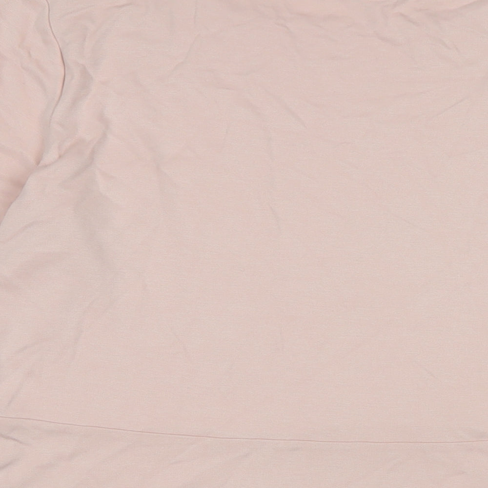 Betty Barclay Womens Pink Polyacrylate Fibre Basic Blouse Size 12 Scoop Neck - Logo