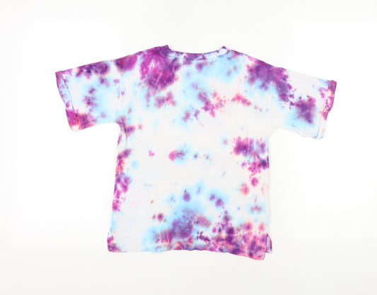 Next Multicoloured Tie-Dye T-Shirt, Girls 6 Years, Organic Cotton