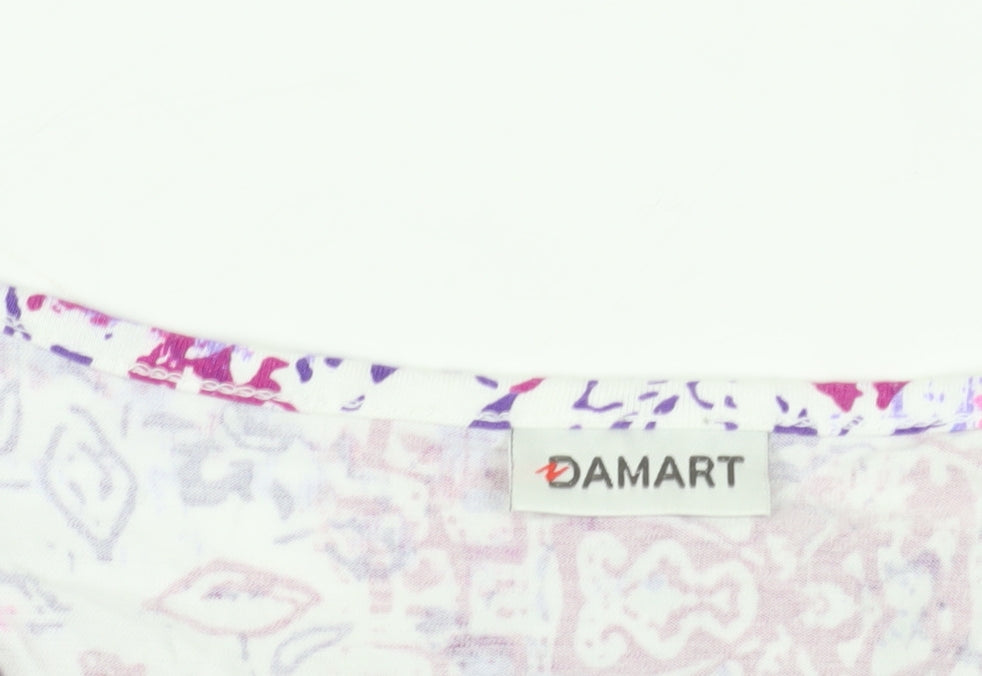 Additional view of Damart Multicoloured Floral T-Shirt - L