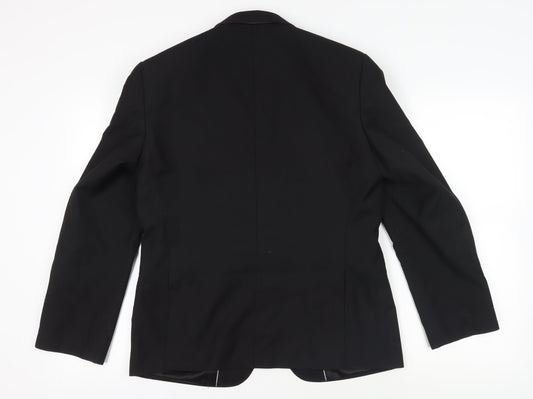 Burton Black Slim Blazer Size 40L Formal Men