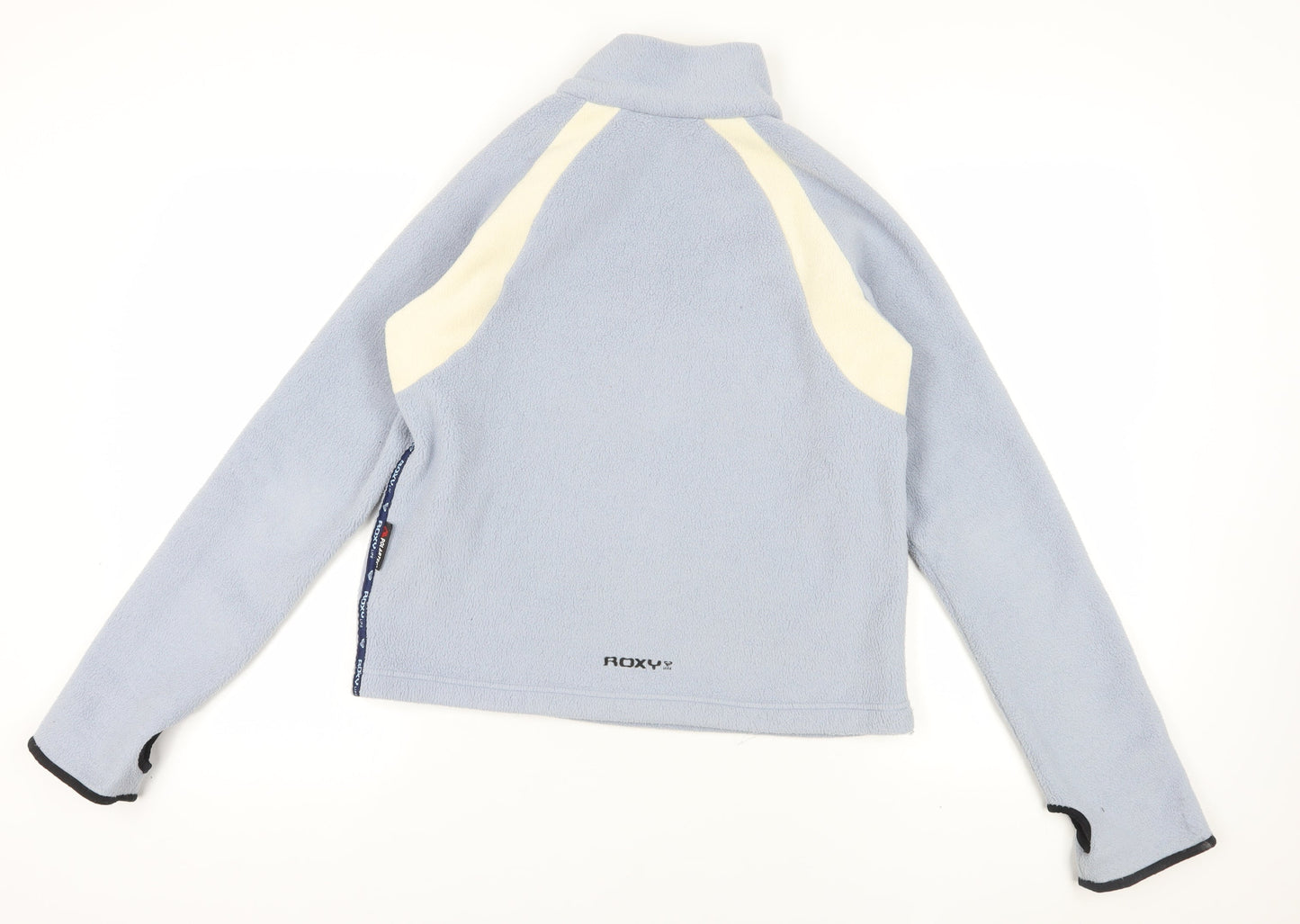 Quiksilver Blue High Neck Fleece Sweatshirt Unisex Size 5