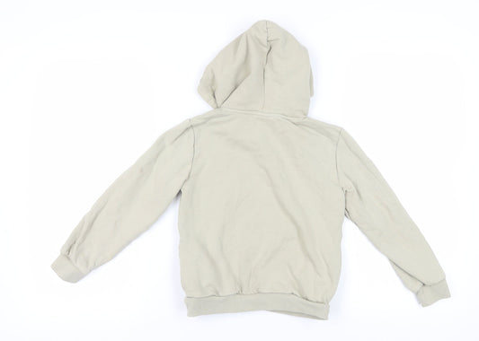 Puma Beige Girls Pullover Hoodie 9-10 Years with Logo