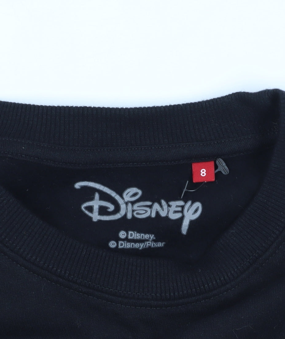 Disney Dumbo Black Sweatshirt, Crew Neck, Size 8
