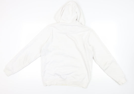 Kappa White Pullover Hoodie M - Logo Design