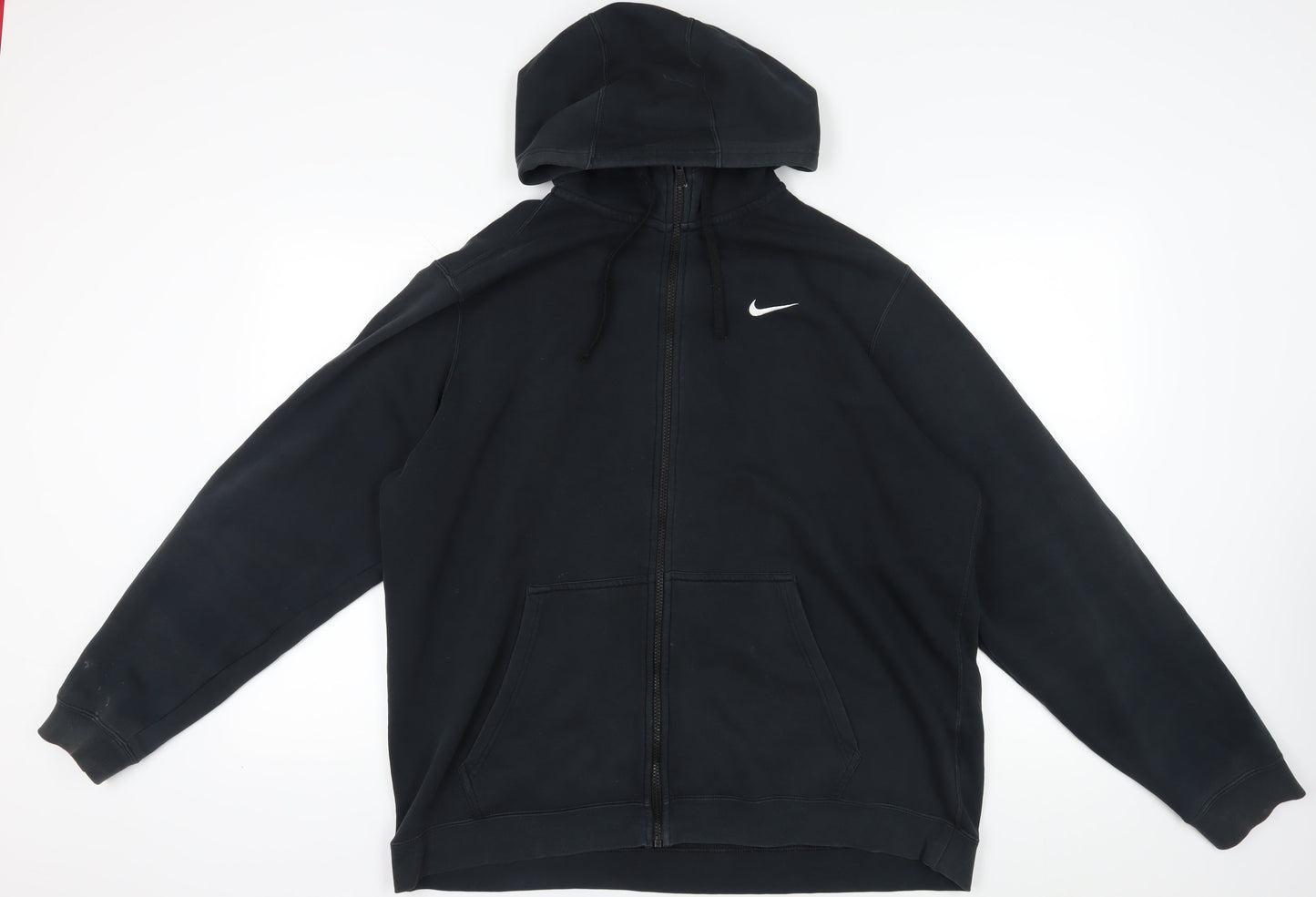 Nike Black Full Zip Hoodie 2XL - Hooded Jersey
