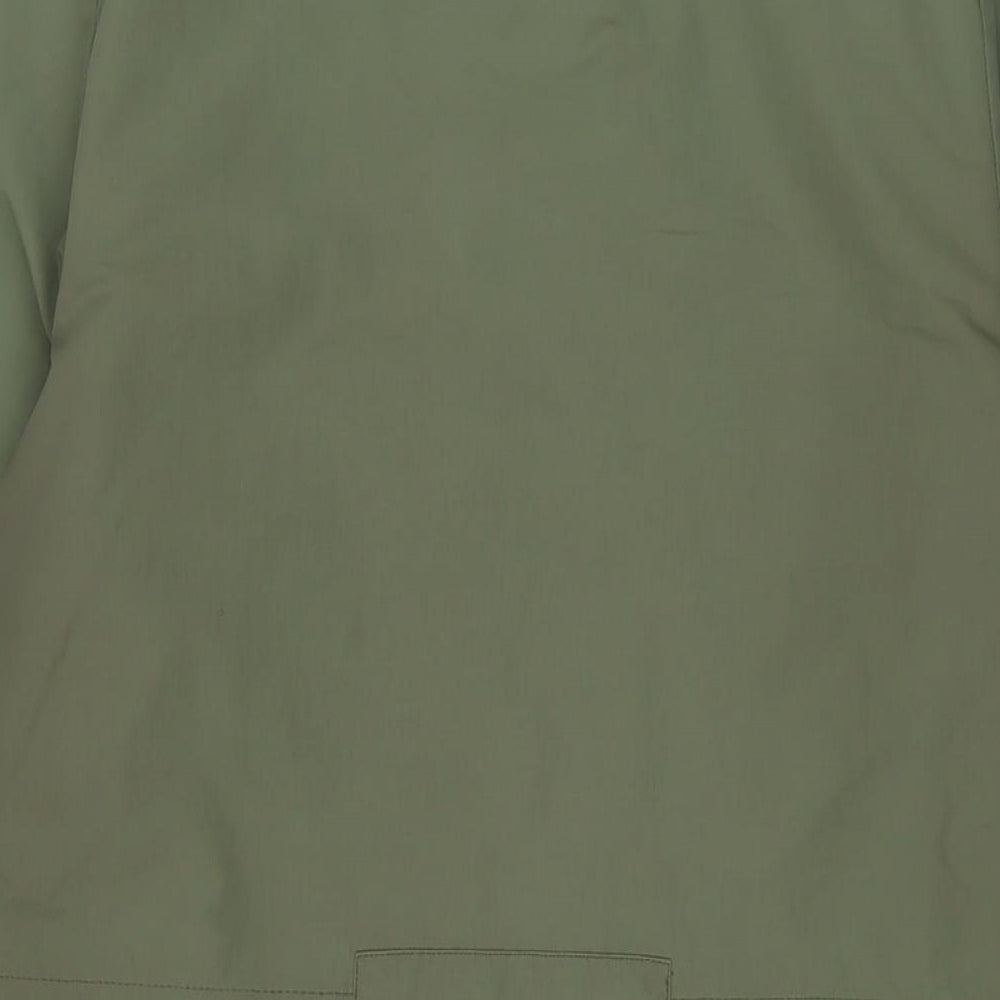 Brand and care label for Red Herring women’s green jacket, size UK 12, zip