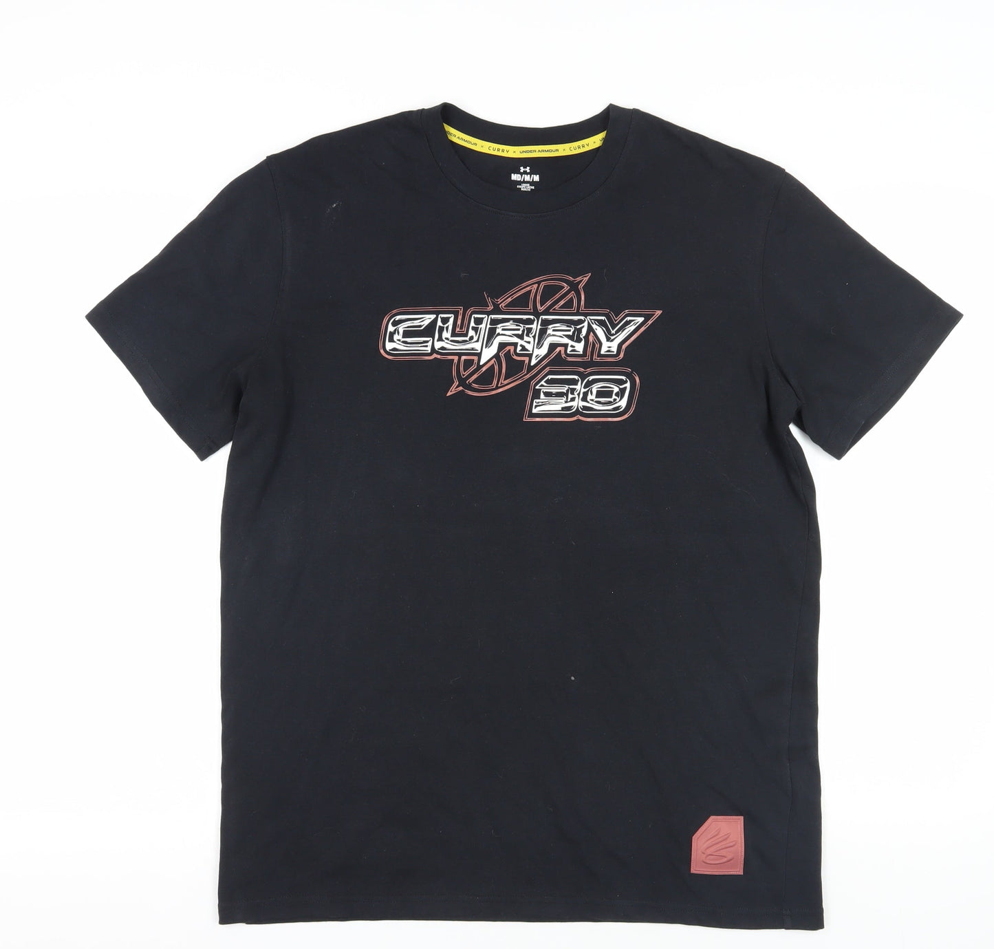 Under Armour Black Curry T-Shirt, Size M, Sports Style
