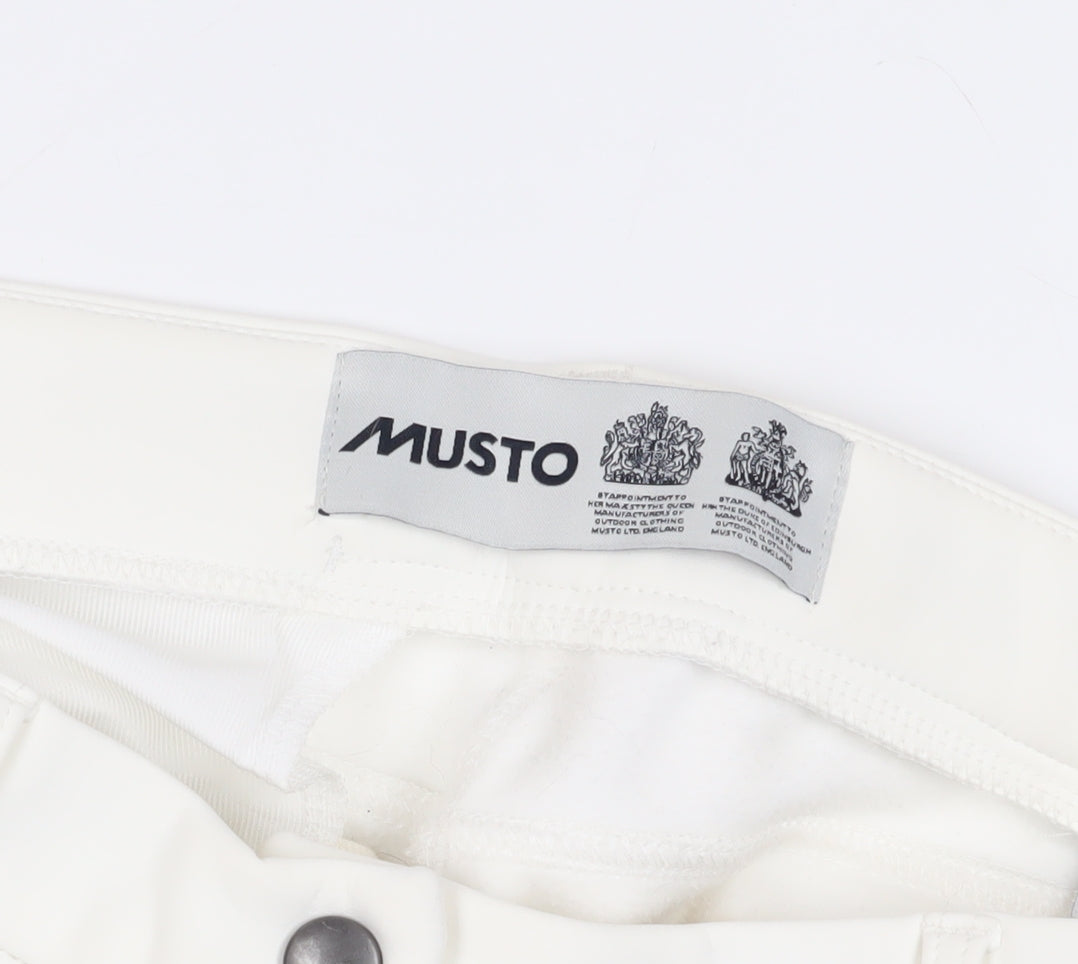 Musto Women's White Skinny Trousers Size 12