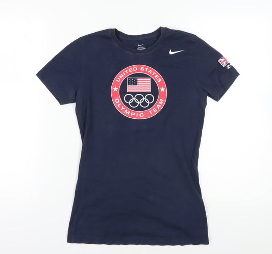 Nike Blue Olympic Team T-Shirt, Size M, Sportswear