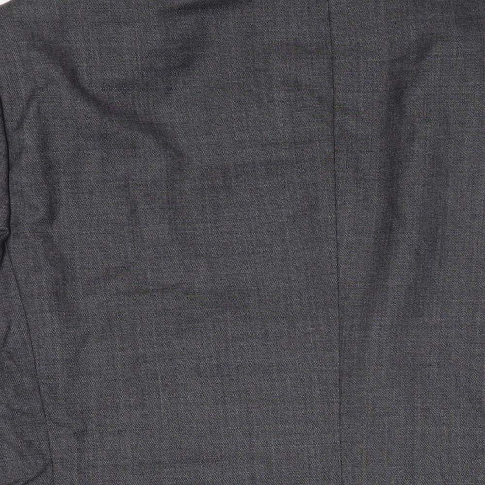 Duchamp Mens Grey Wool Jacket Blazer Size 38 Regular