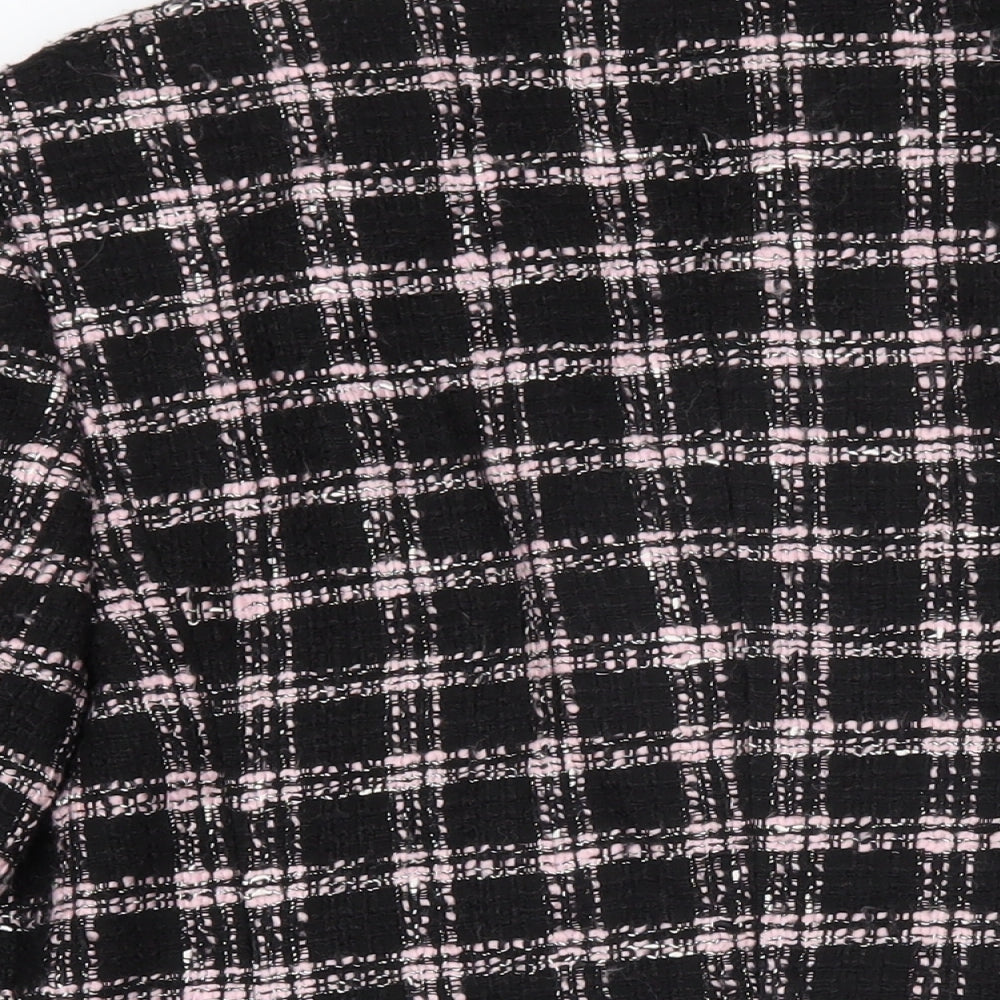 Marcona Womens Multicoloured Check Jacket Blazer Size 14 Button