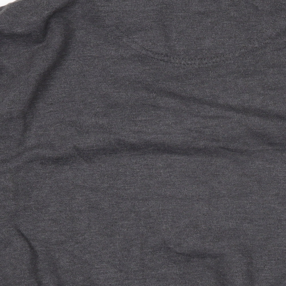 Mens UK S Regular US Polo Assn. Grey Pullover Sweatshirt