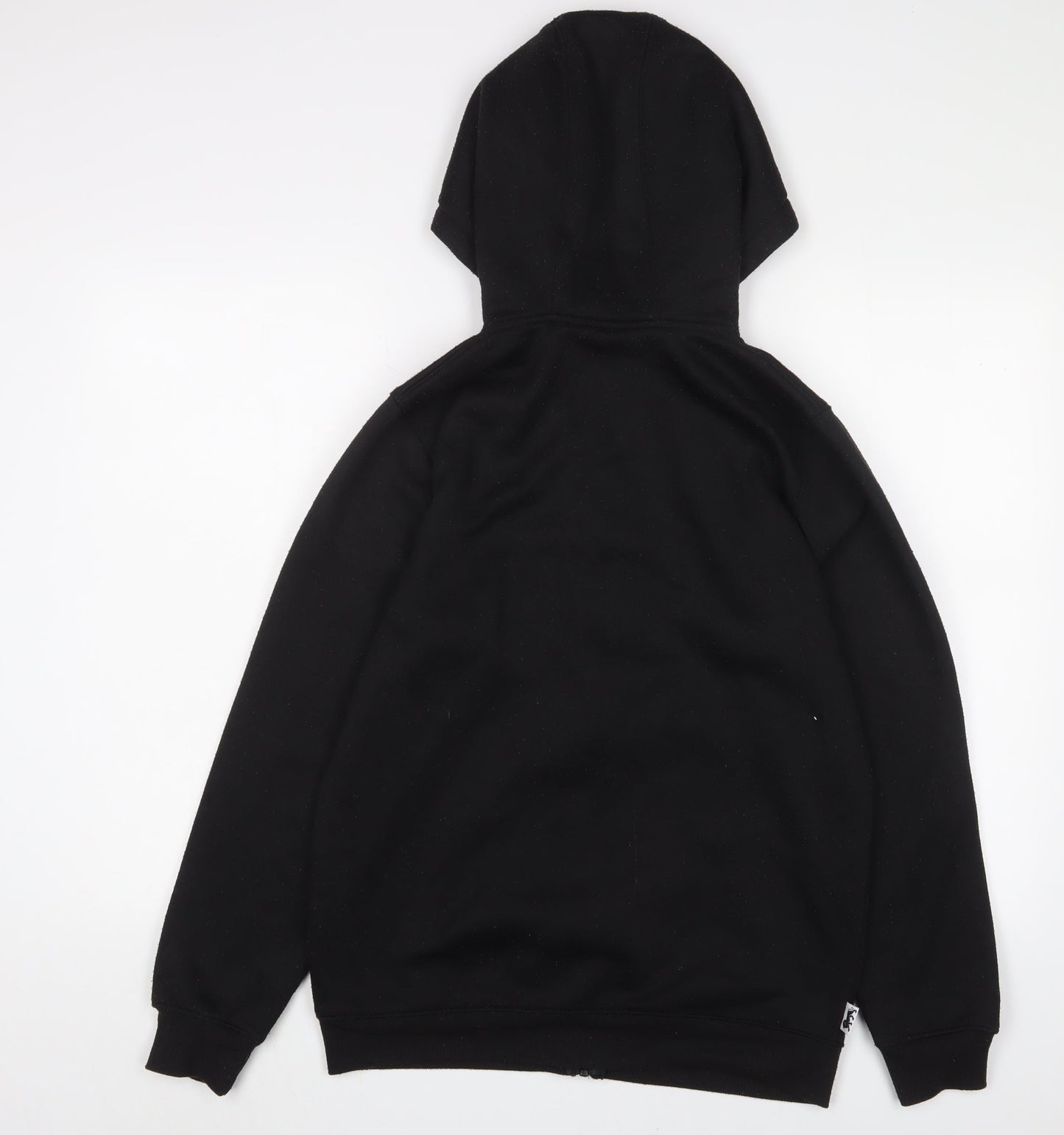 Lonsdale Mens Black Polyester Full Zip Hoodie Size S - Logo